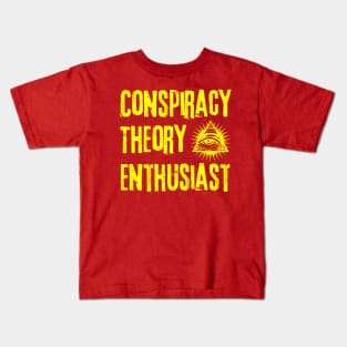 Conspiracy Theory Enthusiast Kids T-Shirt